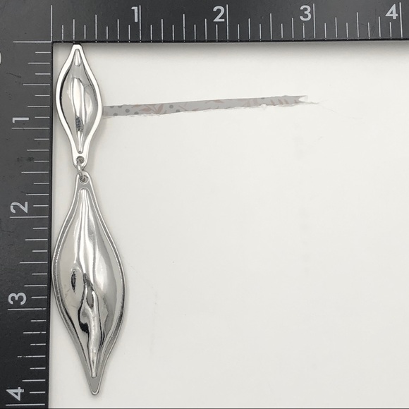 Long Clip On Statement Earrings - Picture 4 of 5